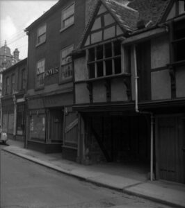 Number 7 Friar Street during renovations circa 1950s
