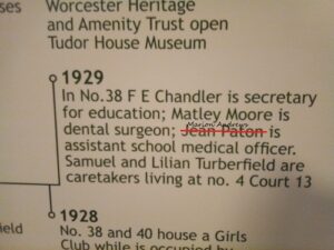 Corrected Timeline Entry for 1929